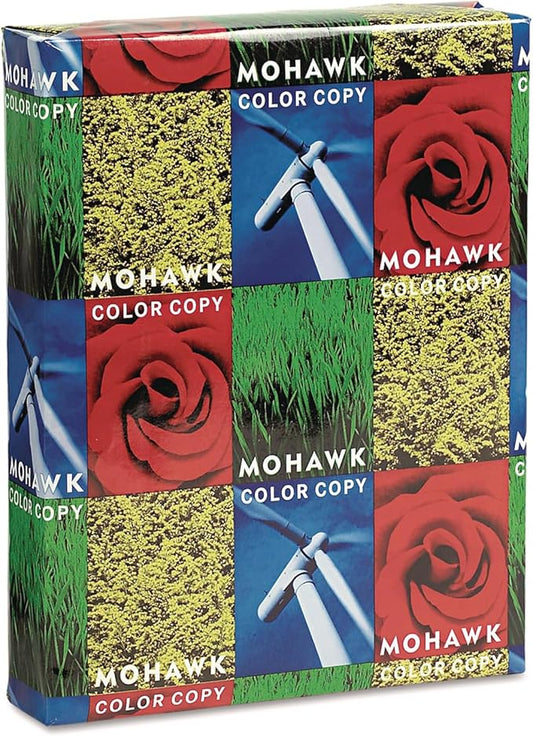 Mohawk 12203 Copy Paper, 98 Brightness, 28lb, 8-1/2 x 11, Bright White, 500 Sheets