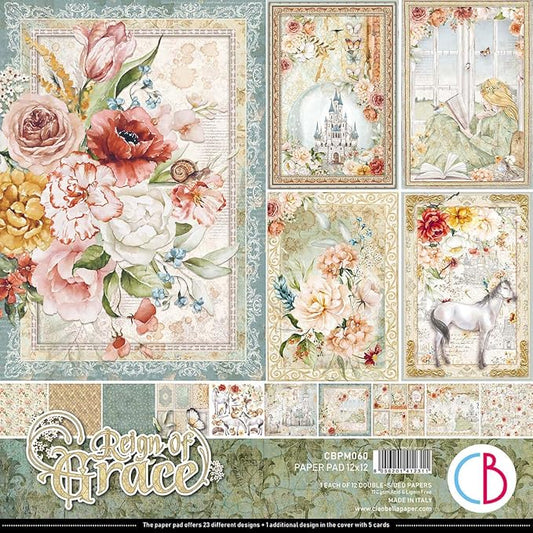 Reign of Grace Paper Pad 12"x12" 12/Pkg