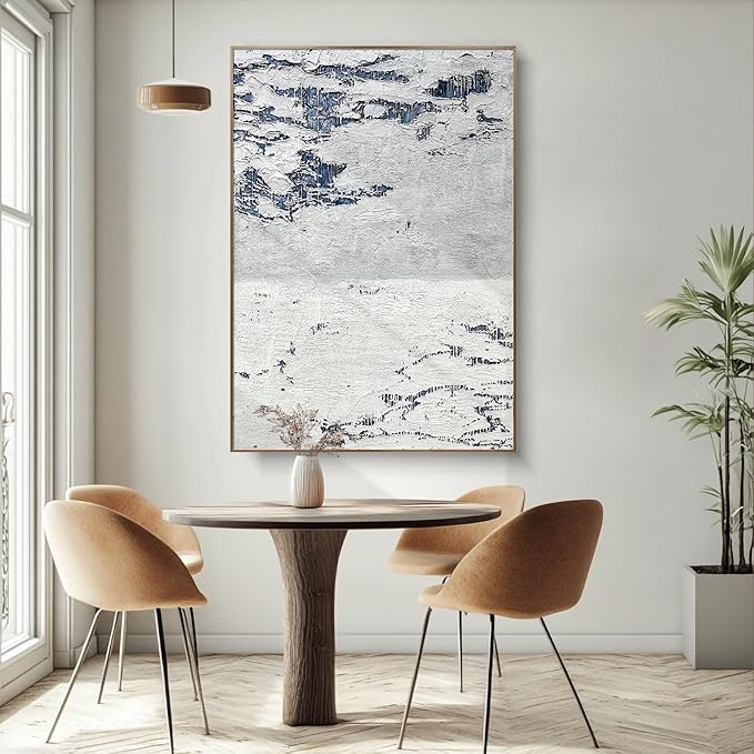BrightA Large hand-painted abstract wall decorations, suitable for accentuating the artistic atmosphere of the entrance corridor and other wall spaces 27.5"x39.4"