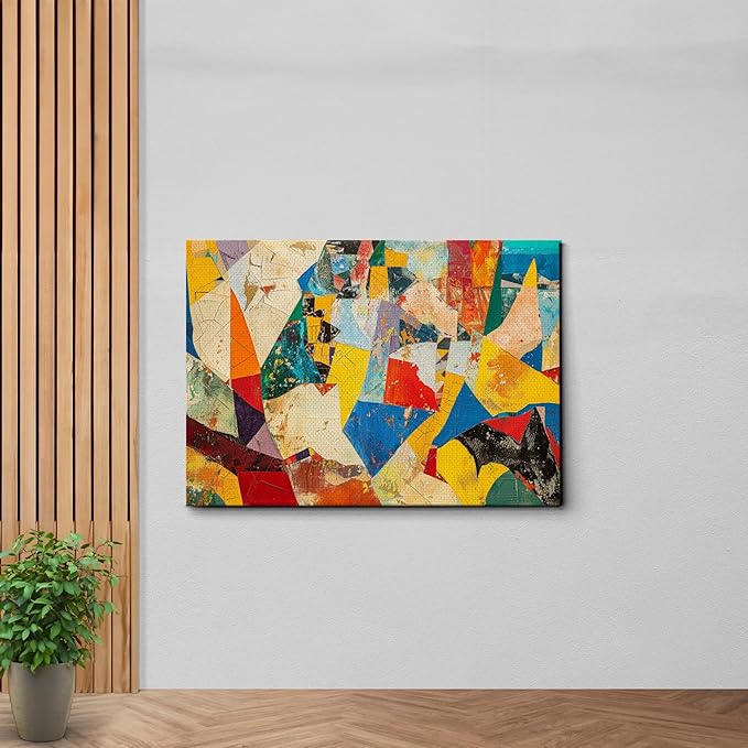 Contemporary Wall Art, Oversized Wall Art, Abstract Print On Canvas, Expressionism Art, Rustic Wall Art, Living Room Wall Art, Office Art, Office Wall Decor, Arts