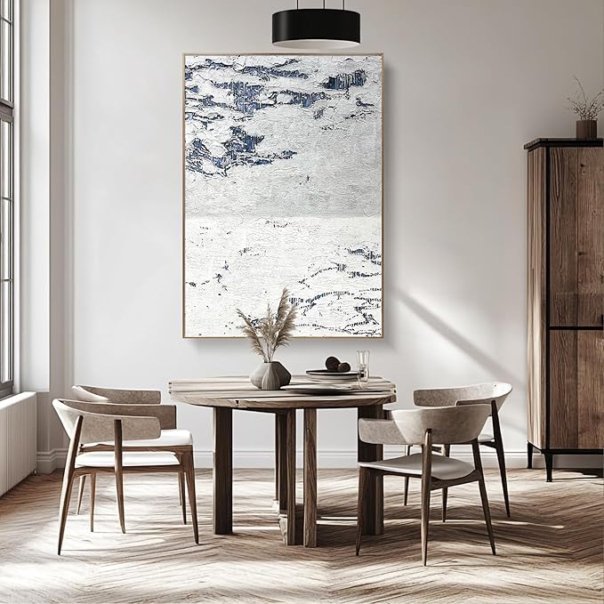 BrightA Large hand-painted abstract wall decorations, suitable for accentuating the artistic atmosphere of the entrance corridor and other wall spaces 27.5"x39.4"