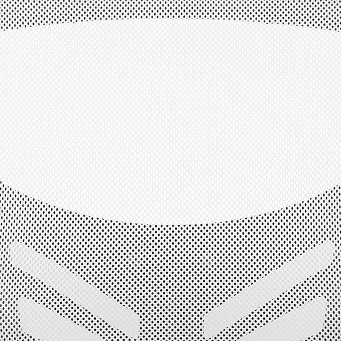 Flash Furniture Nicholas Mid-Back Swivel Office and Gaming Chair, Ergonomic Mesh Office Chair with Adjustable Lumbar Support and Height, White