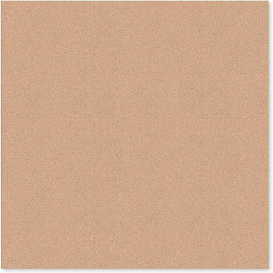 U Brands Cork Canvas Bulletin Board, 14" x 14" Inches, Frameless (463U00-04)