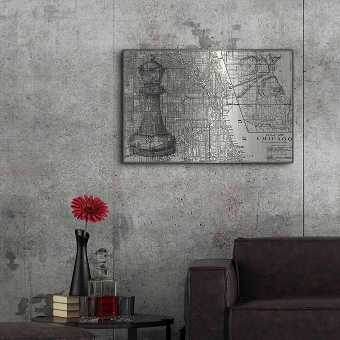 'Office Sketches Collection E' by Ethan Harper Metal Wall Art, 36"x24"