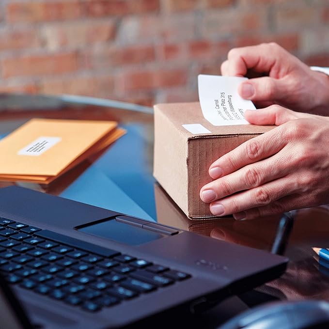 DYMO Label Printer | Label Writer 450 Twin Turbo Direct Thermal Printer Fast Printing Great for Labeling Filing Shipping Mailing Barcodes and More Home & Office Organization,(Pack of 4)