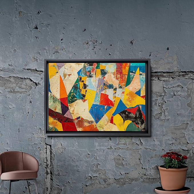 Contemporary Wall Art, Oversized Wall Art, Abstract Print On Canvas, Expressionism Art, Rustic Wall Art, Living Room Wall Art, Office Art, Office Wall Decor, Arts