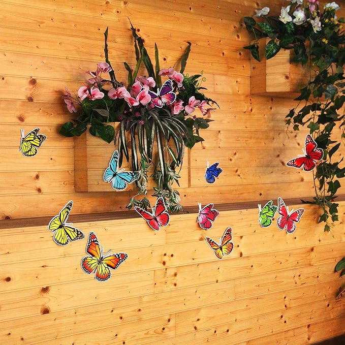 60 Pieces 70 x 55 Inch Classroom Big Tree Bulletin Board Set with Leaves and Butterflies, Woodland Whimsy Decor with 180 Pieces Removable Glue Point Dots for School Decoration(Stylish Green Leaf)
