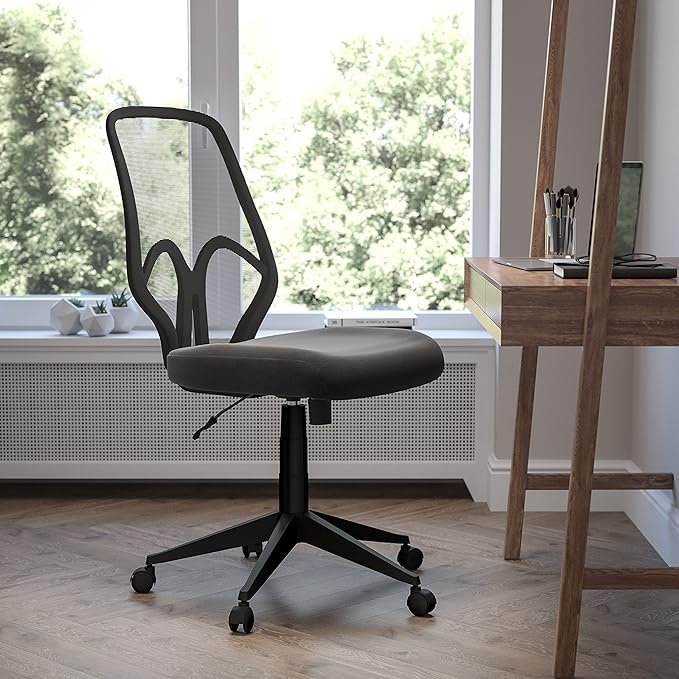 Flash Furniture Salerno Series High Back Black Mesh Office Chair