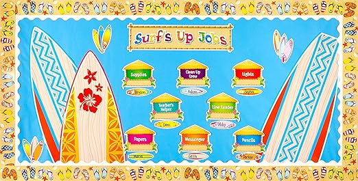 Teacher Created Resources Giant Surfboards Bulletin Board (TCR5090)