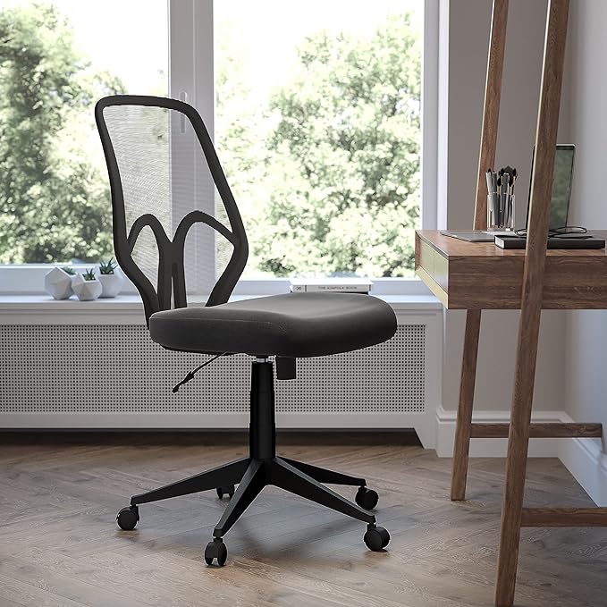 Flash Furniture Salerno Series High Back Black Mesh Office Chair