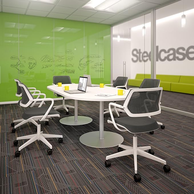 Steelcase QiVi Chair, Tangerine Fabric