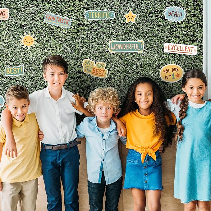 Bulletin Board Paper 48'' x 107'' Class Boards for Classroom Bulletin Boards Everyone is Welcome Classroom Board Decor Pillows Curtains Crafts(Greenery,1 Pc)