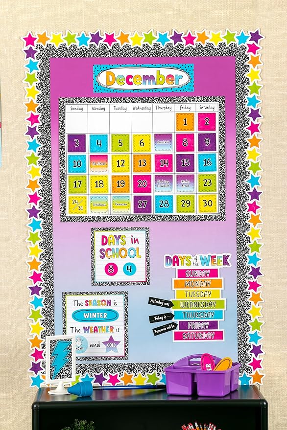 Teacher Created Resources Brights 4Ever Calendar Bulletin Board (TCR6921)