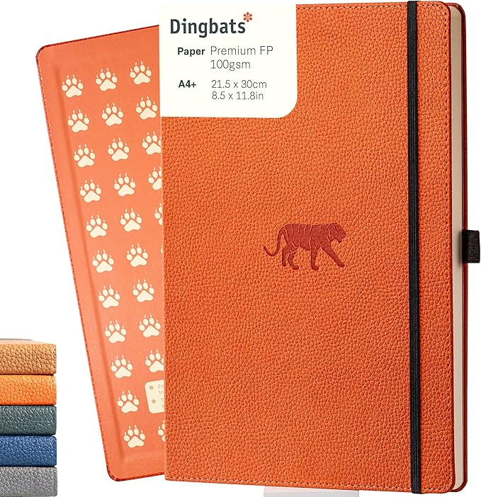 A4+ Orange Tiger Graph (Wildlife)