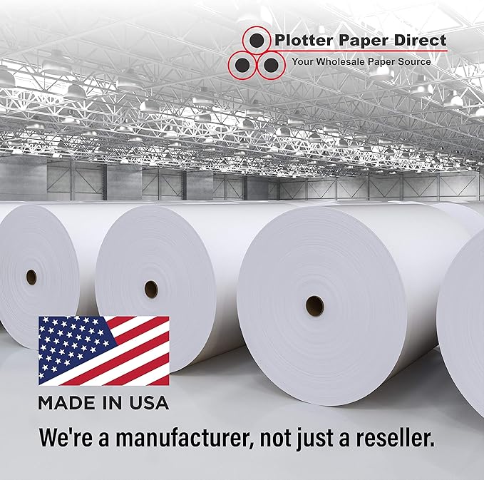 Plotter Paper Direct 17in x 40ft Premium Polyester Matte Canvas Roll, 500 Denier, Quick Dry, Wide Format Inkjet Printer Compatible, Perfect for Fine Art, Photography, Archival Quality Prints