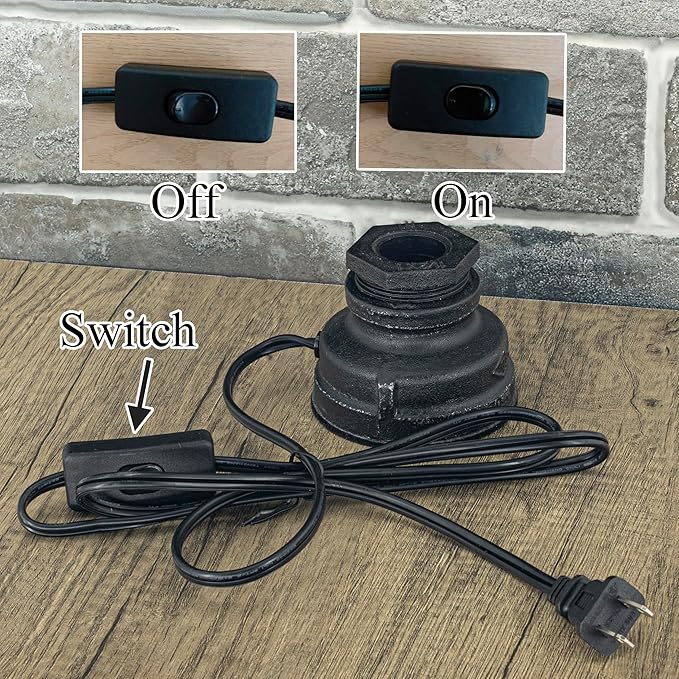 Touch Control Table Lamp Vintage Desklamp Small Industrial Touch Light Bedside Dimmable Nightstand-Lamp Steampunk AccentLight Edison Lamp Base Antique NightLight for Living Room Bedroom