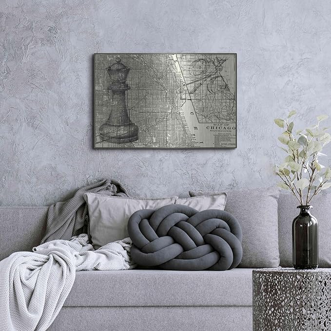 'Office Sketches Collection E' by Ethan Harper Metal Wall Art, 36"x24"