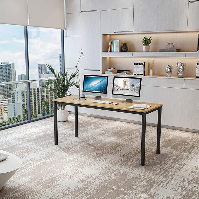 Soges Computer Desk,Office Desk Writing Table Workstation Table PC Desk Modern Simple Style