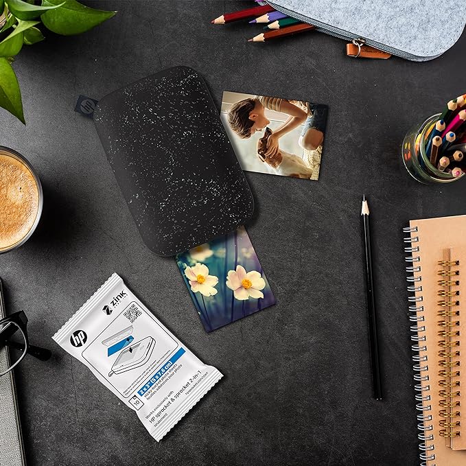 HP Sprocket 2x3" Premium Zink Sticky Back Photo Paper (20 Sheets) Compatible with HP Sprocket Photo Printers.