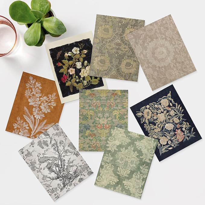SIGNWIN Poster Wall Art Set of Floral Botanical Flower Landscapes for Living Room, Bedroom, Office - 8"x10"x 8