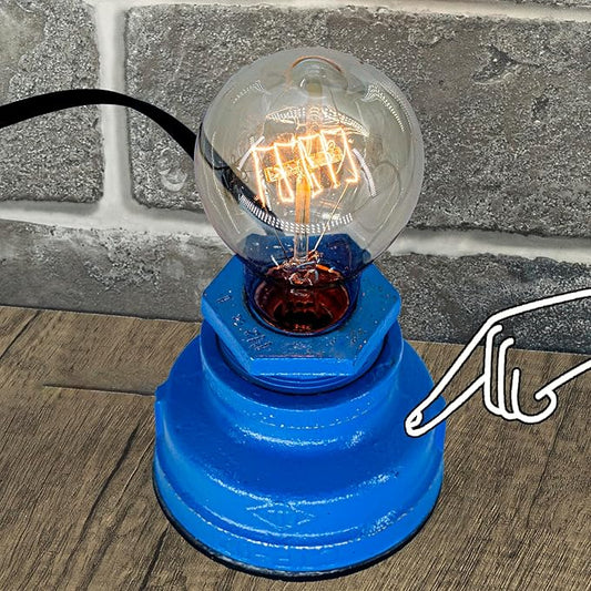 Touch Control Table Vintage Desk Lamp Small Industrial Touch Light Bedside Dimmable Nightstand Steampunk AccentLight Edison-Lamp Base Antique NightLight for Living Room Bedroom
