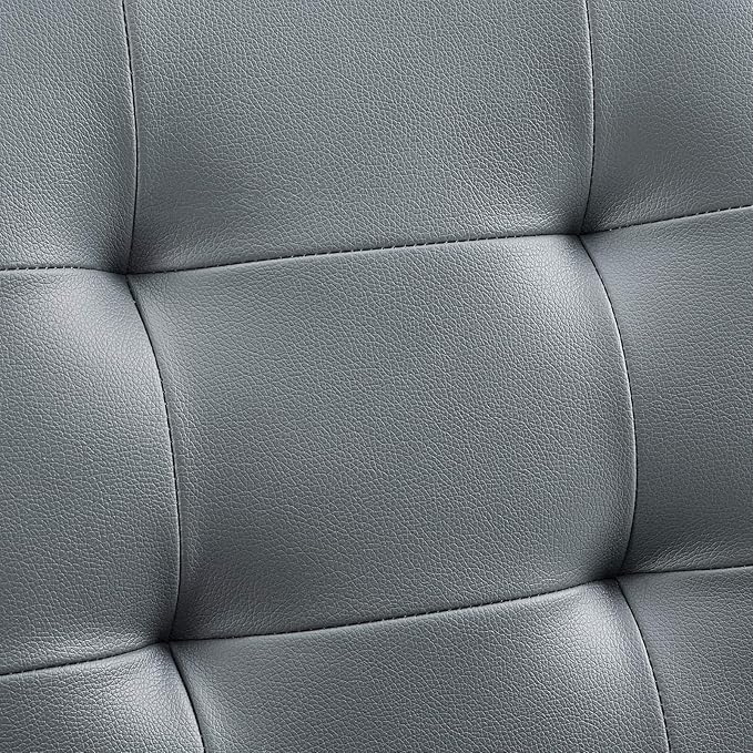 Modway Prim Ribbed Armless Mid Back Swivel Conference Office Chair In Gray