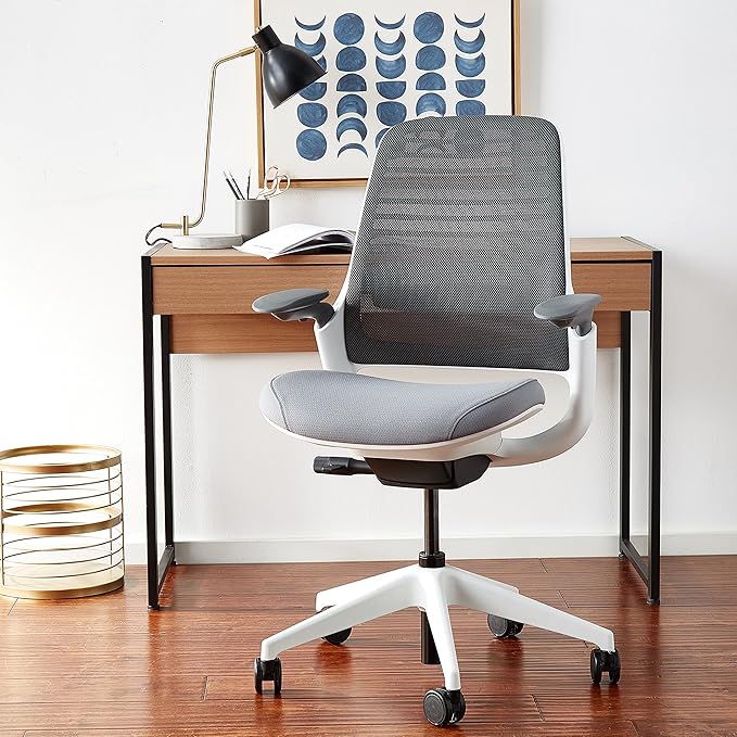 Steelcase Series 1 Office Chair, Carpet Casters, Grey