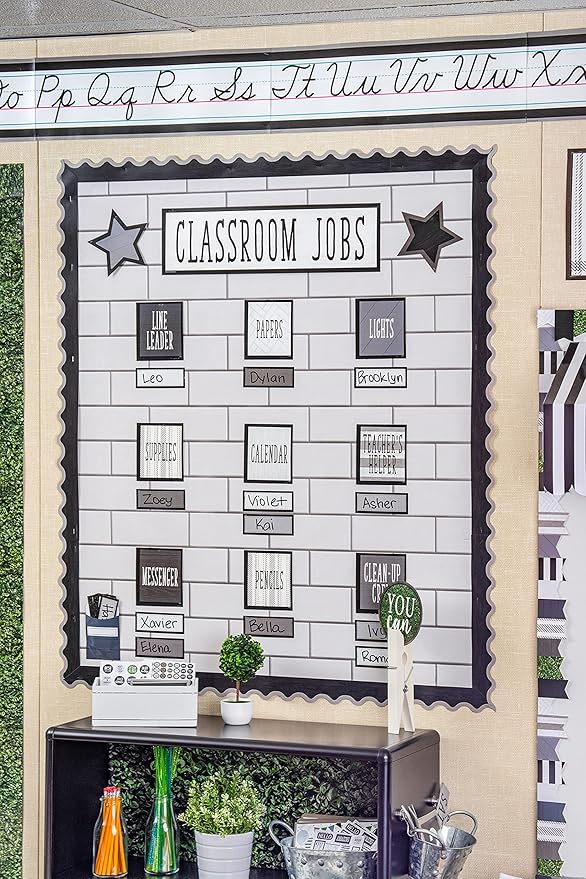 Teacher Created Resources White Subway Tiles Better Than Paper® Bulletin Board Roll (TCR77462)