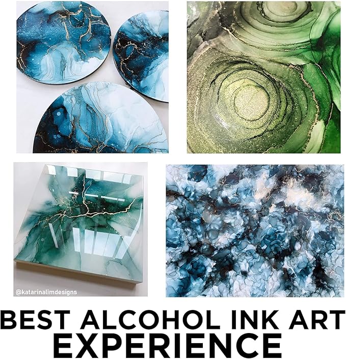NARA Alcohol Ink Paper | White | 12 inches x 12 inches (12”x12”) | 150 microns/110 GSM | Medium Paper | 100 Sheets | Paper for Alcohol Ink Art Painting | 100% Stain-Free