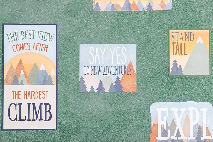 Teacher Created Resources Moving Mountains Let The Adventure Begin Mini Bulletin Board