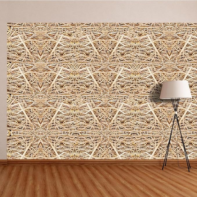 Tenceur Wrapping Paper Roll Bulletin Board Borders Paper Fade Resistant Decorative(24 Inch X 100ft,Straw)
