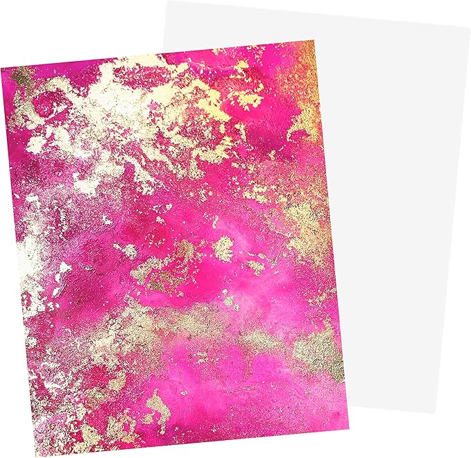 Alcohol Ink Paper - Non-Absorbent, Heavy Weight & Tear Resistant - Forgiving - Many Inks Wipe Off Clean for Easy Reuse On White - Flexible Bright White EVO 5x7 Inch (10 Sheets)