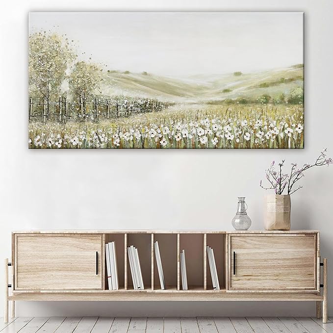 QSQ Wall Art Decor Natural Wall Decorations Home Decor Wall Art Prints Mountain Wilderness Landscape Large Size Artwork for Living Room Wall Bedroom Kitchen Office Decor 29"×58"