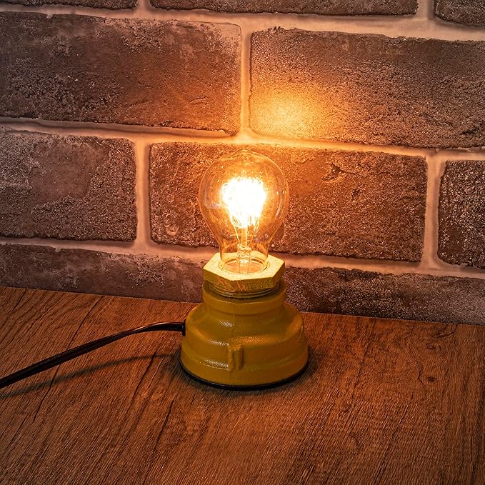Touch Control Table Lamp Vintage Desklamp Small Industrial Touch Light Bedside Dimmable Nightstand-Lamp Steampunk AccentLight Edison Lamp Base Antique NightLight for Living Room Bedroom