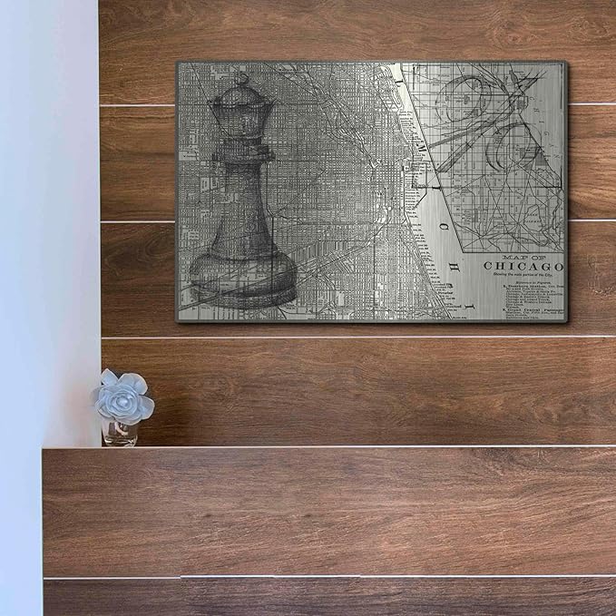 'Office Sketches Collection E' by Ethan Harper Metal Wall Art, 16"x12"