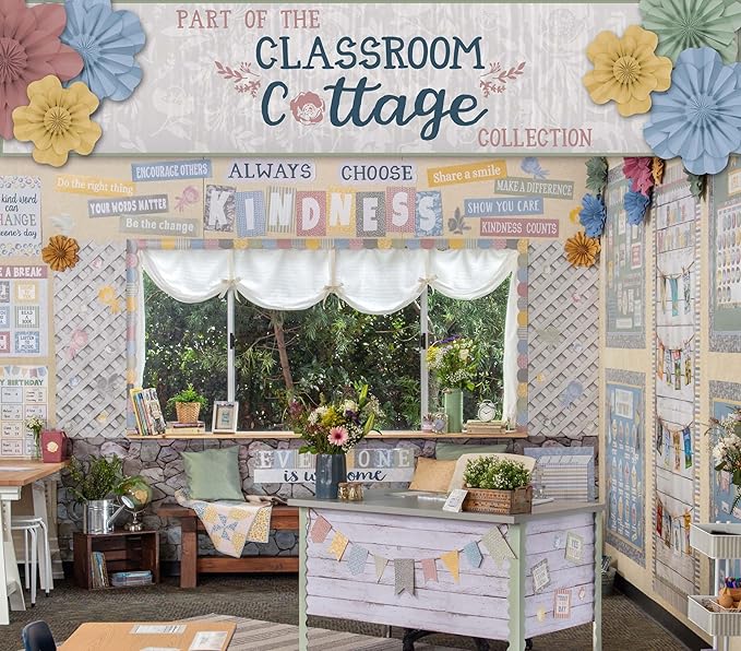 Teacher Created Resources Cottage Blue Better Than Paper® Bulletin Board Roll (TCR77911)