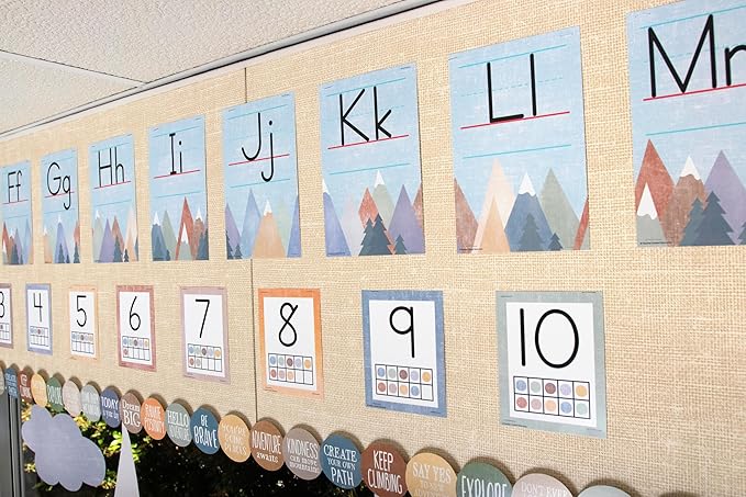 Teacher Created Resources Moving Mountains Alphabet Bulletin Board (TCR9170)