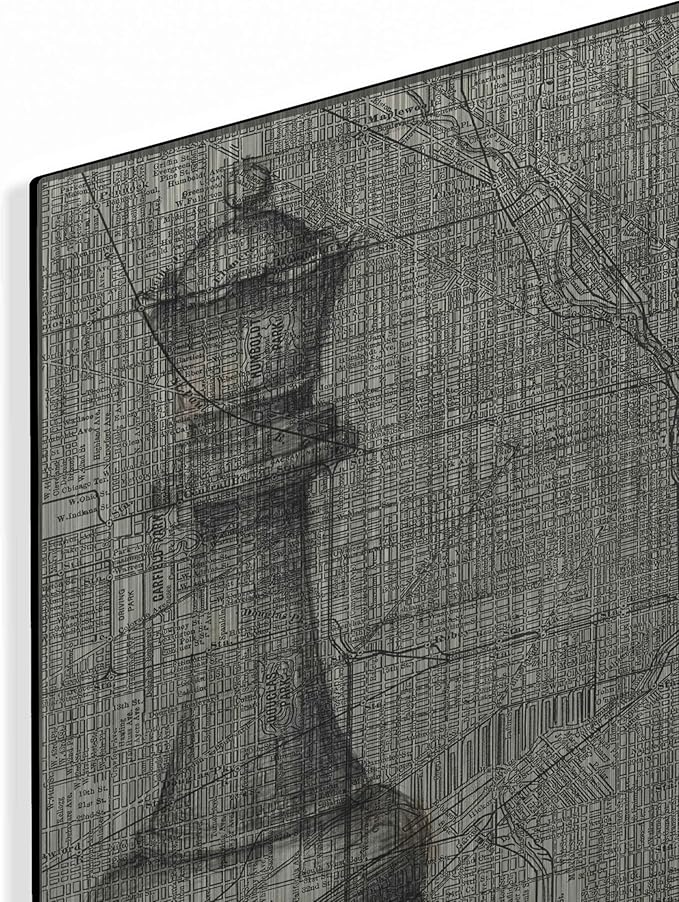 'Office Sketches Collection E' by Ethan Harper Metal Wall Art, 16"x12"