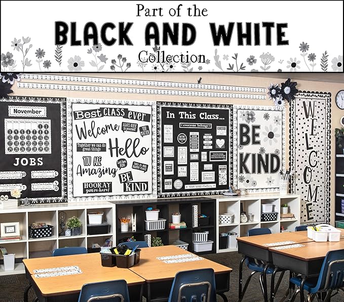 Teacher Created Resources Black Painted Dots on White Better Than Paper® Bulletin Board Roll (TCR77460)