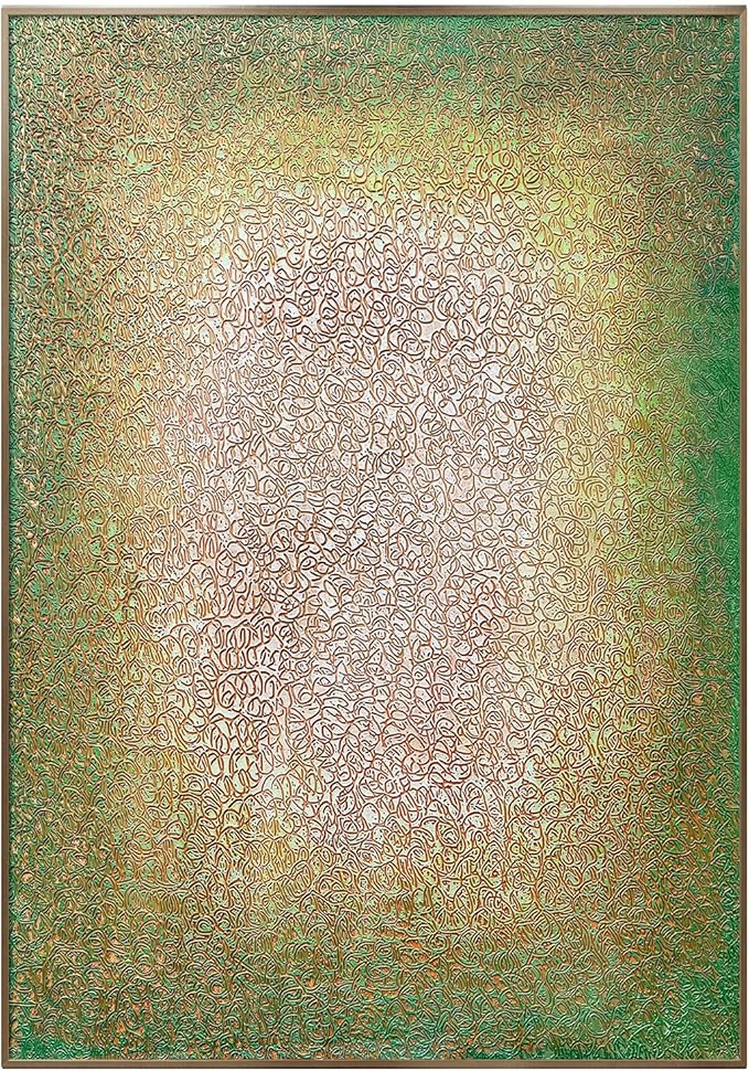 BrightA Large-scale wall hand-painted texture relief artworks - versatile decorative items for bedrooms and living rooms - creating a personalized artistic home environment 55.1"x78.7"
