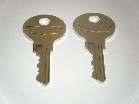 Steelcase File Cabinet Key FR351 to FR400 - Chicago Office Furniture Desk Key - 2 Steel Case Keys (FR392)