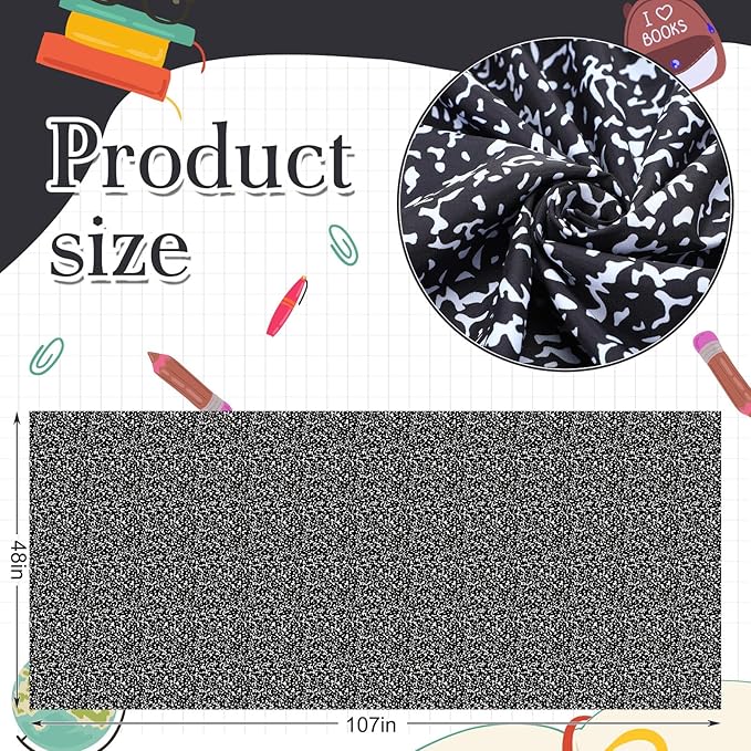 Bulletin Board Paper 48'' x 107'' Class Boards for Classroom Bulletin Boards Everyone is Welcome Classroom Board Decor Pillows Curtains Crafts(Composition,1 Pc)