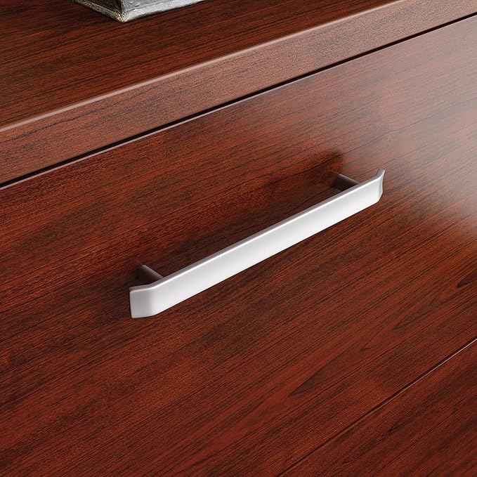 OfficeWorks by Sauder Affirm Lateral File, L: 35.43" x W: 23.47" x H: 29.29", in Classic Cherry Finish