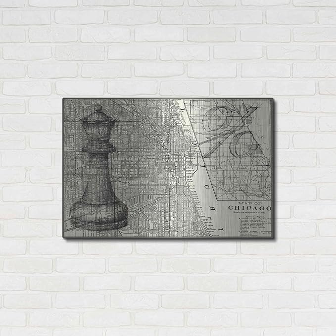 'Office Sketches Collection E' by Ethan Harper Metal Wall Art, 36"x24"