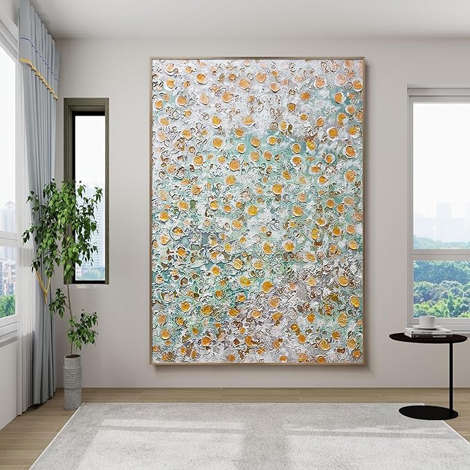BrightA Green Grass Canvas Wall Art for Living Room Extra Large Wall Art Large Artwork for Living Room Large Wall Decor for Bedroom Office Wall Decor 35.4"x51.2"