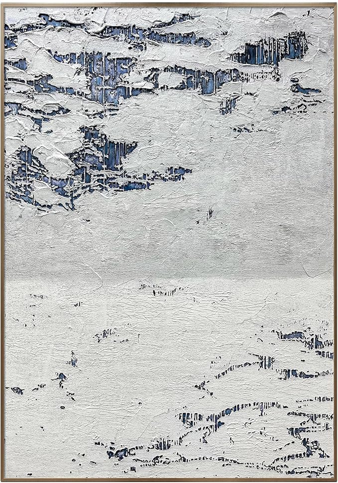 BrightA Large hand-painted abstract wall decorations, suitable for accentuating the artistic atmosphere of the entrance corridor and other wall spaces 39.4"x59"