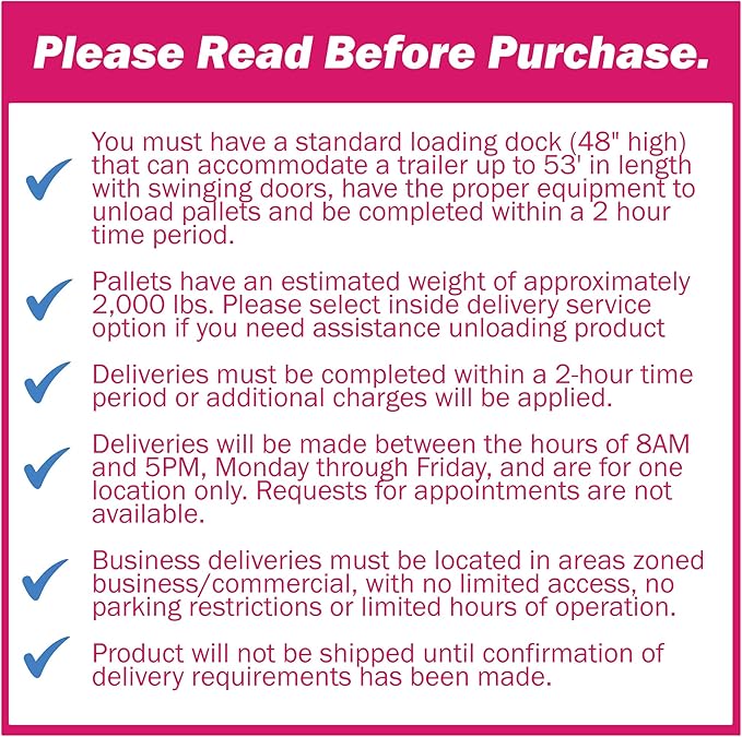 HP Papers Printer Paper, 8.5 x 11 paper, Multipurpose 20 lb - 96 Bright , 40 Cases - 1 Pallet -200,000 Sheets, Loading Dock Delivery, Made in USA - FSC Certified, 112000P