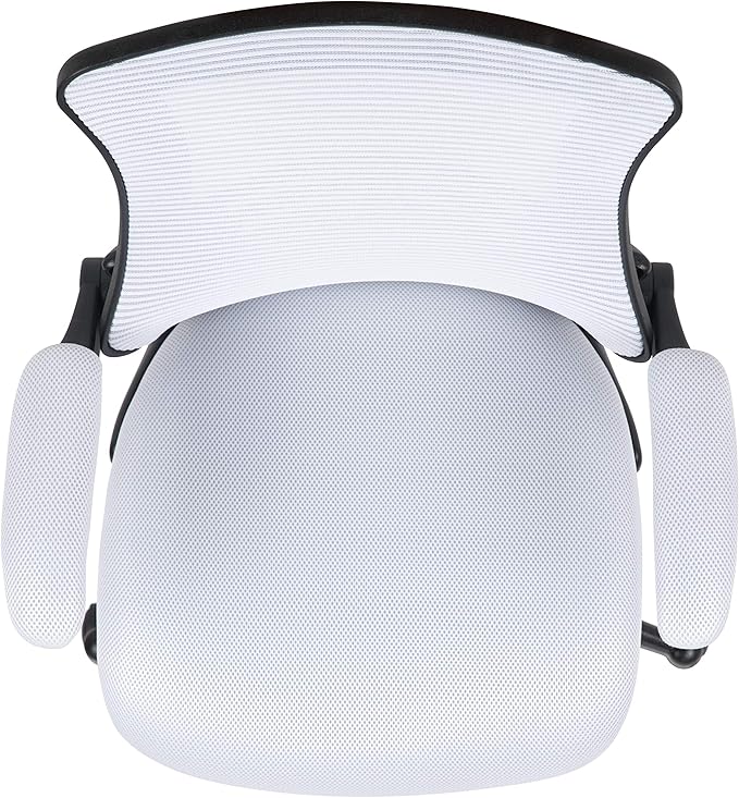 Flash Furniture Kelista Office Chair, Ergonomic, Mid-Back, Black Mesh with Swivel