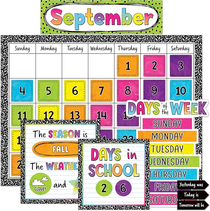 Teacher Created Resources Brights 4Ever Calendar Bulletin Board (TCR6921)