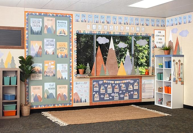 Teacher Created Resources Moving Mountains Alphabet Bulletin Board (TCR9170)